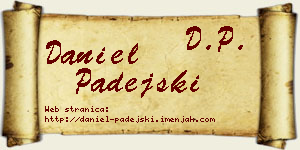 Daniel Padejski vizit kartica